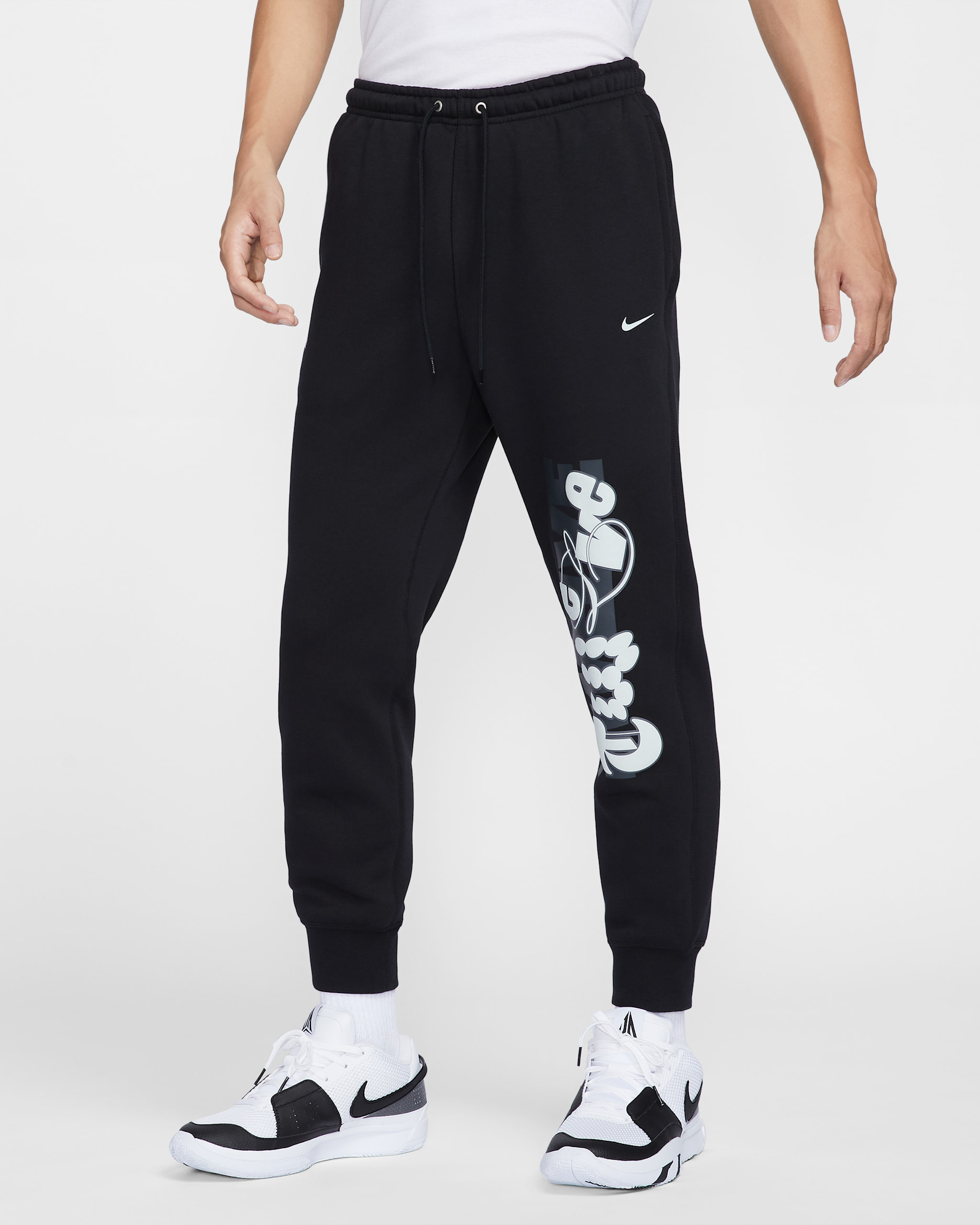 Ja Men's Fleece Basketball Jogger Pants. Nike JP